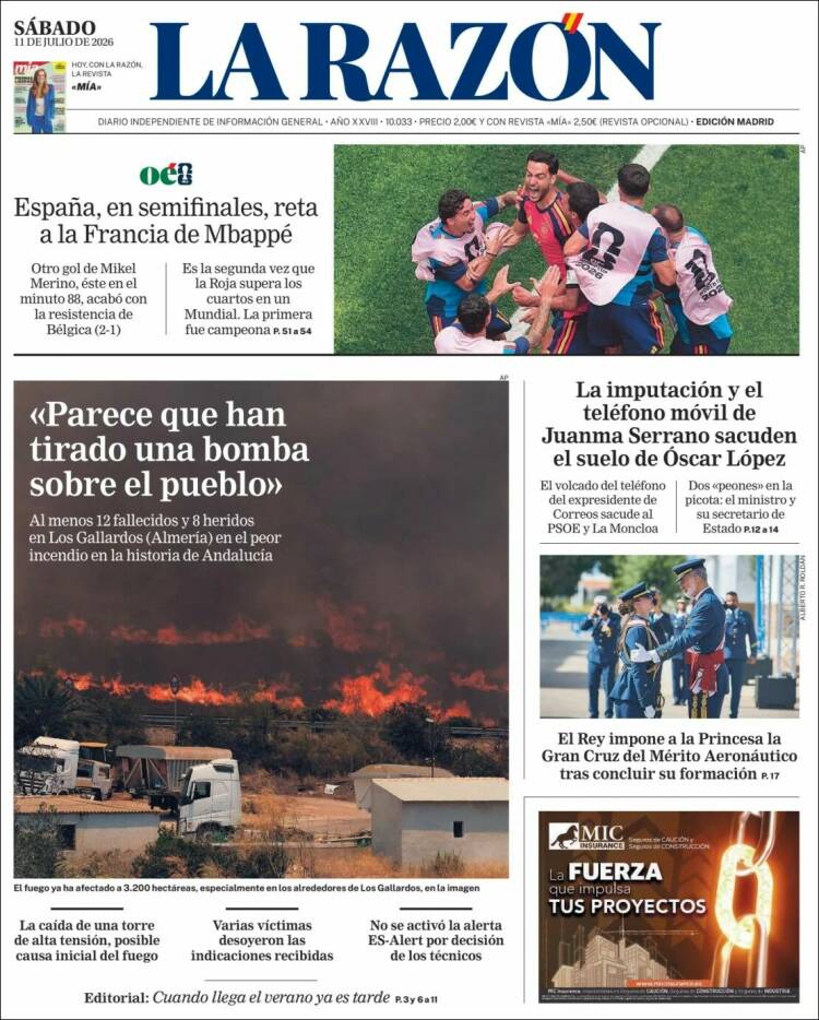 Portada La Razon