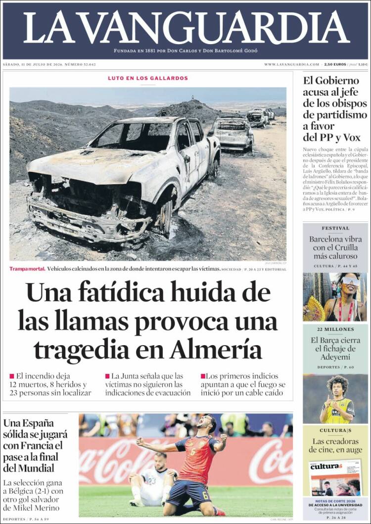 Portada La Vanguardia