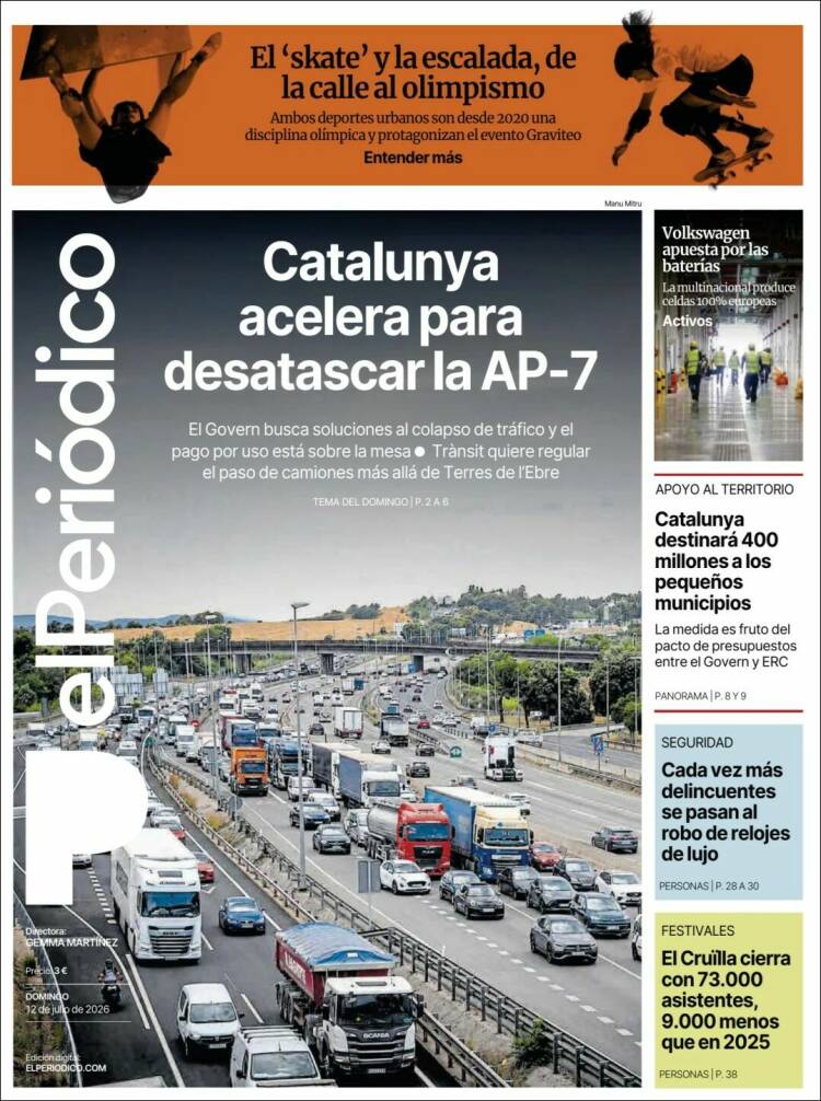 Portada El Periodico