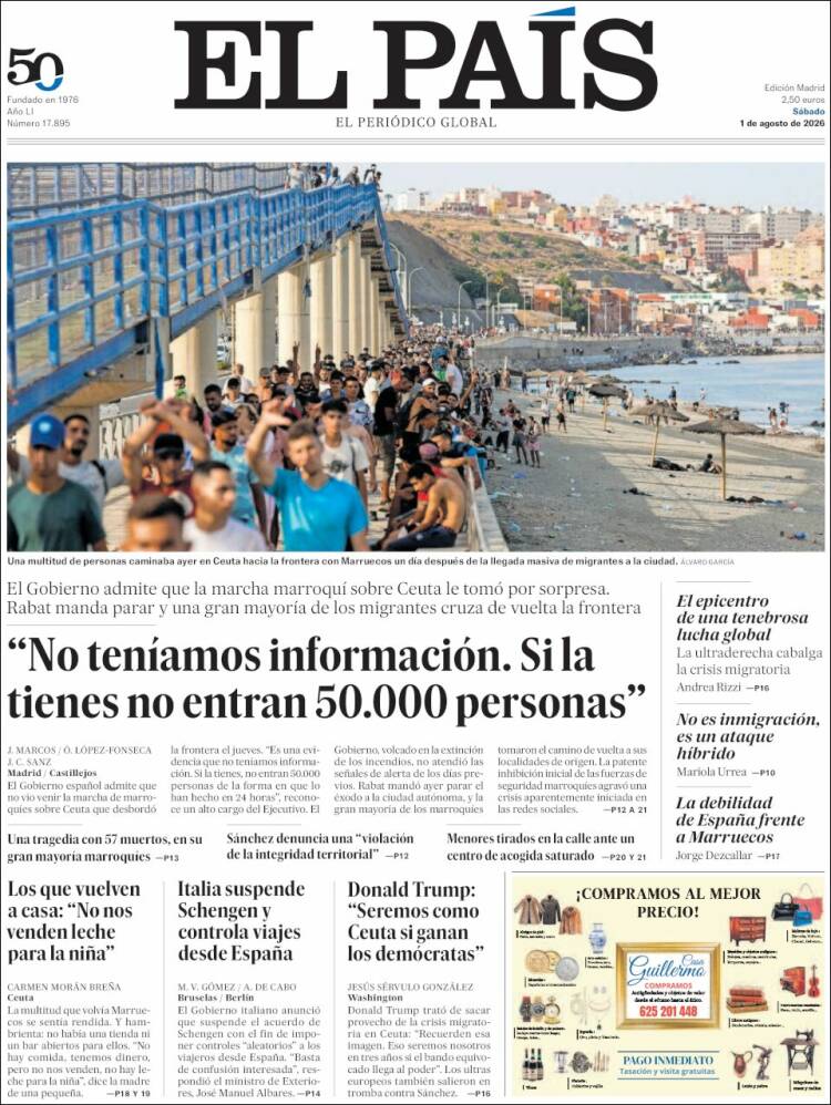Portada EL PAIS