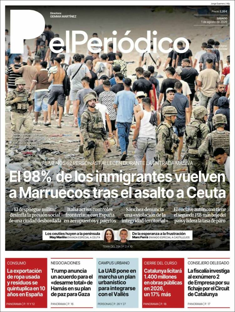 Portada El Periodico