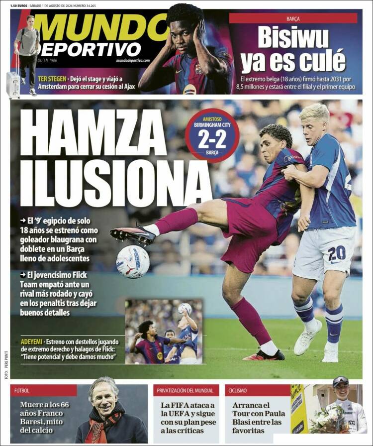 Portada Mundo deportivo