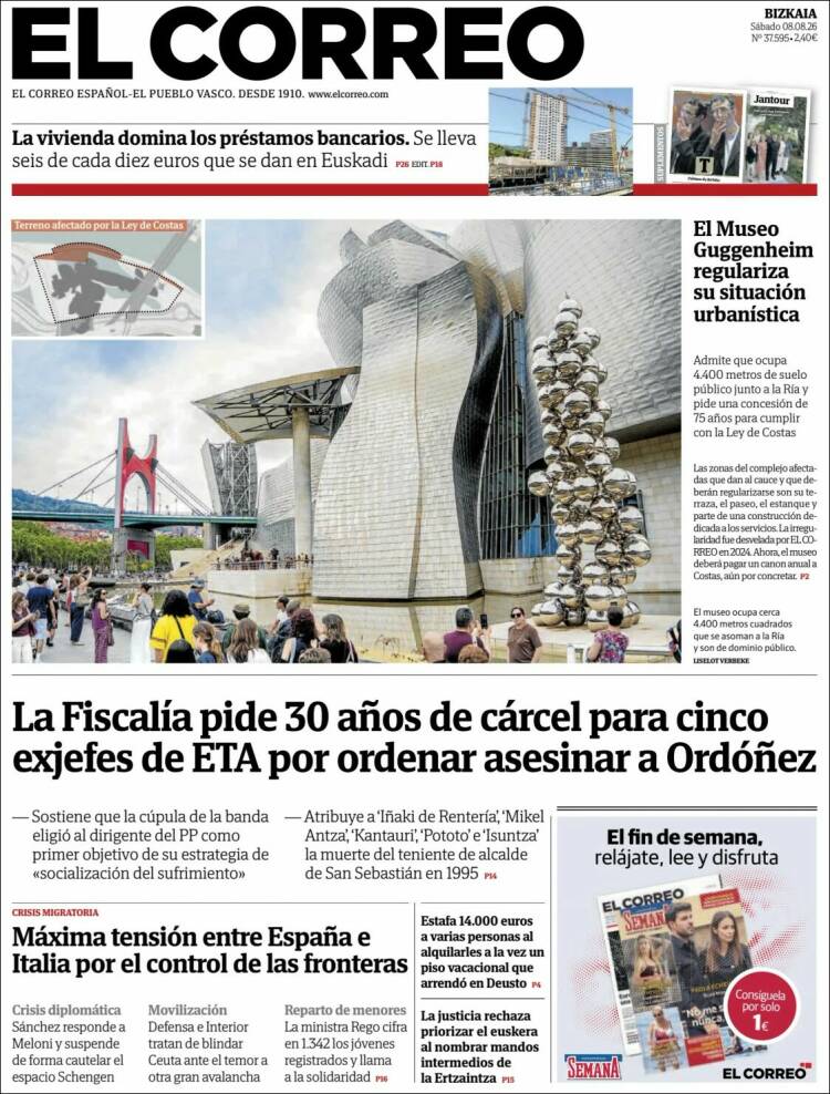 Portada El Correo