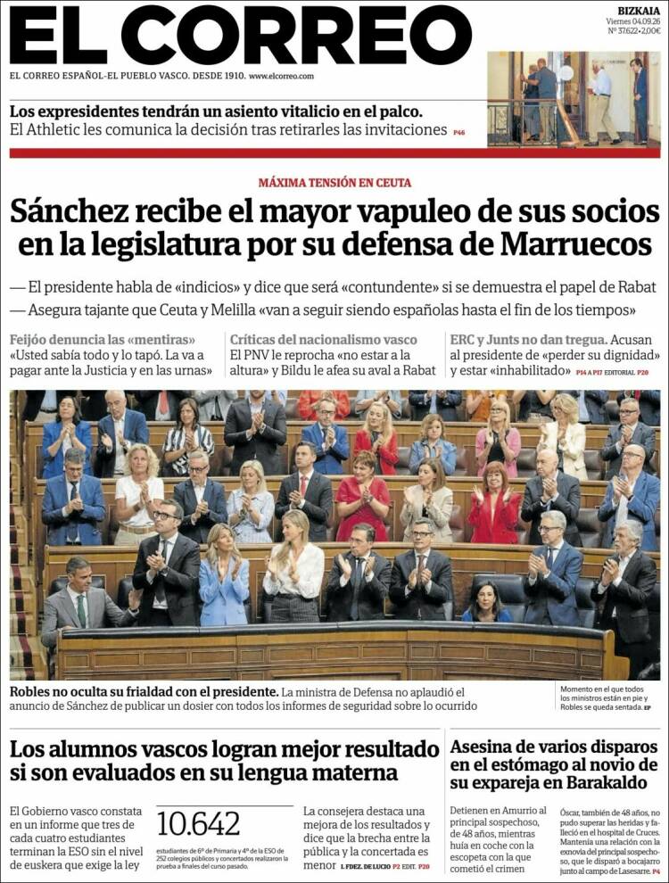 Portada El Correo