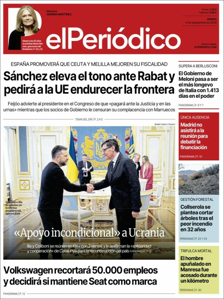 Portada El Periodico