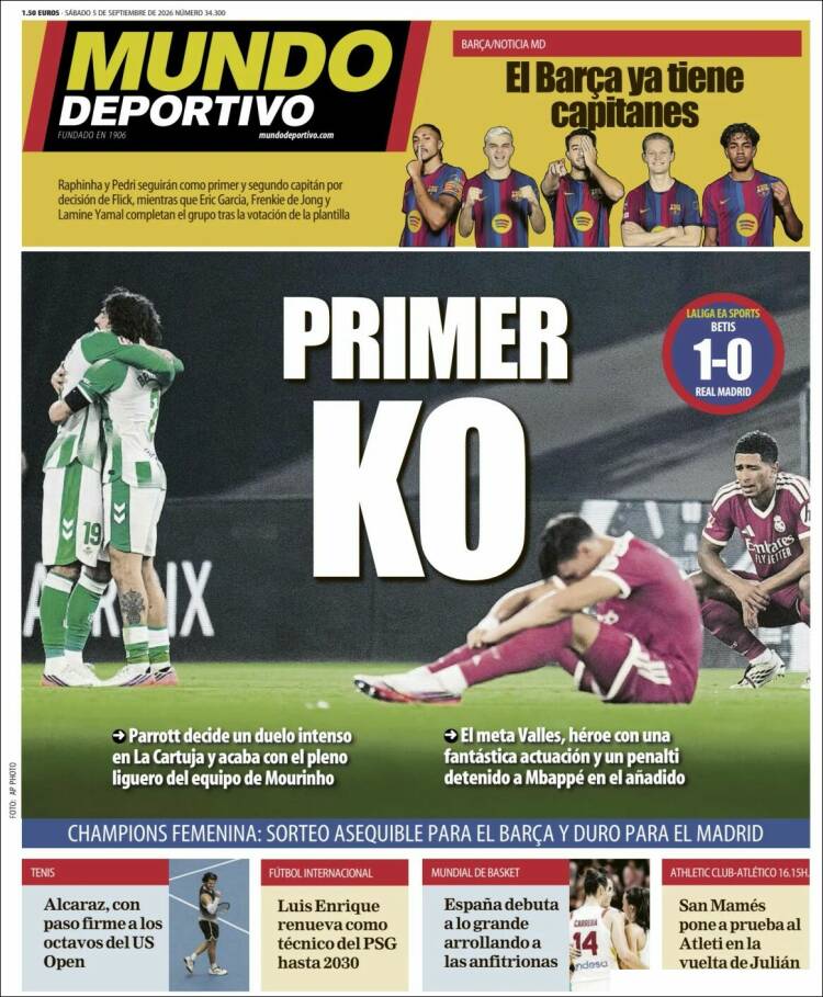 Portada Mundo deportivo