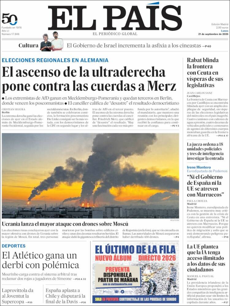 Portada EL PAIS