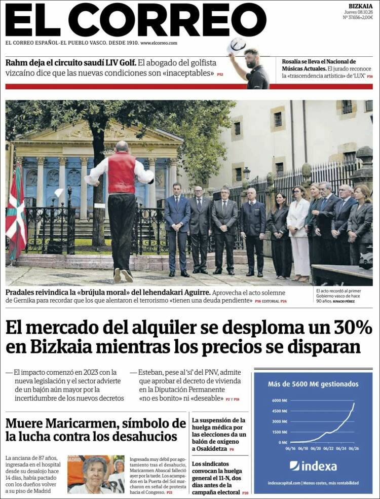 Portada El Correo