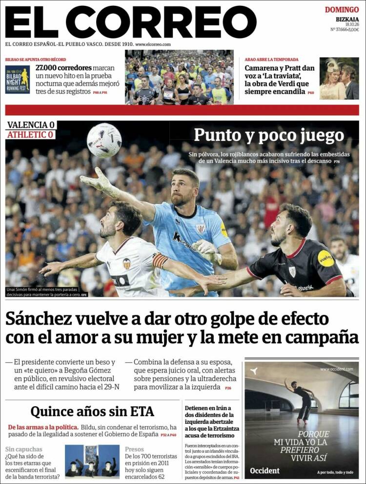 Portada El Correo