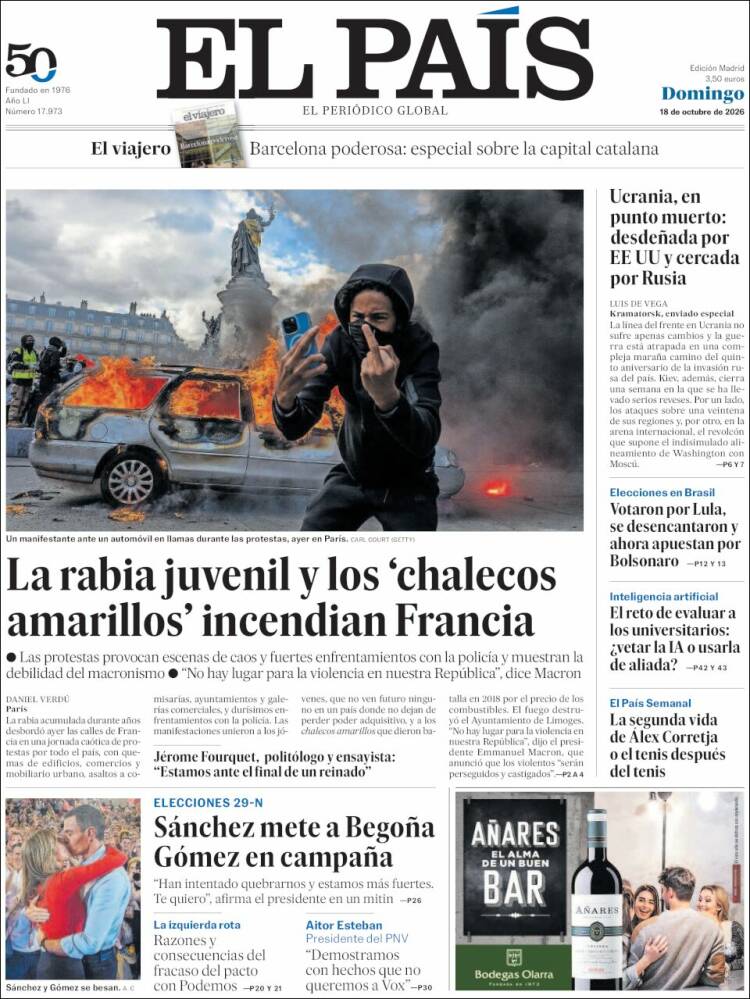 Portada EL PAIS