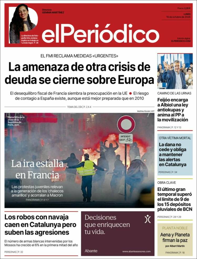 Portada El Periodico