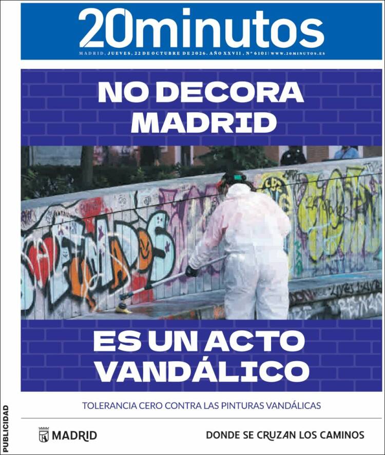 Portada 20 minutos