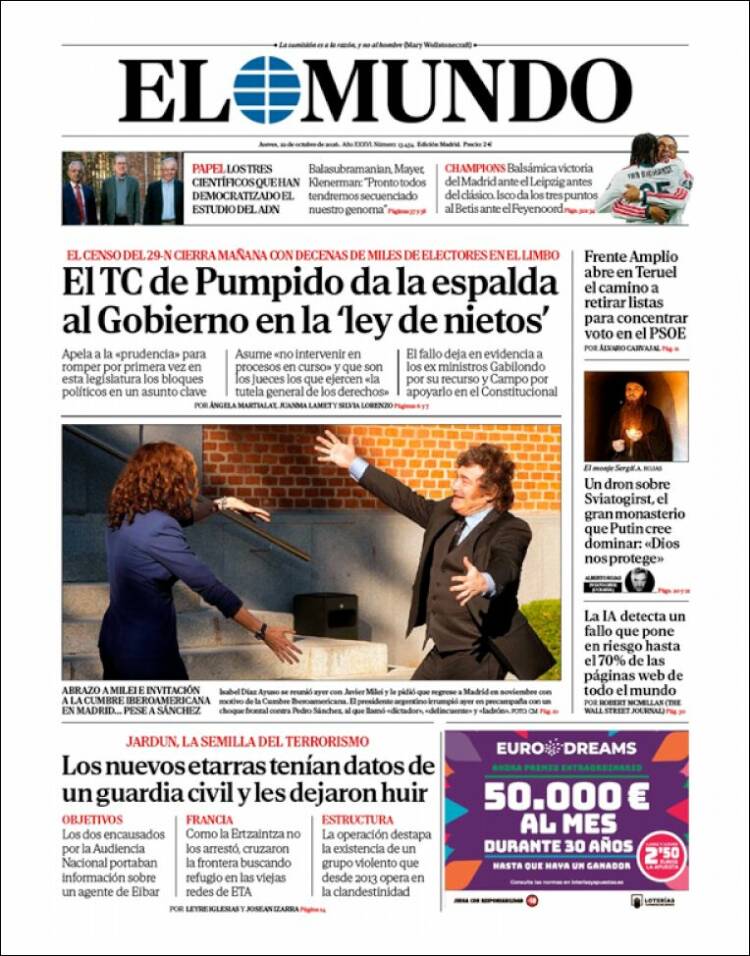 Portada EL MUNDO