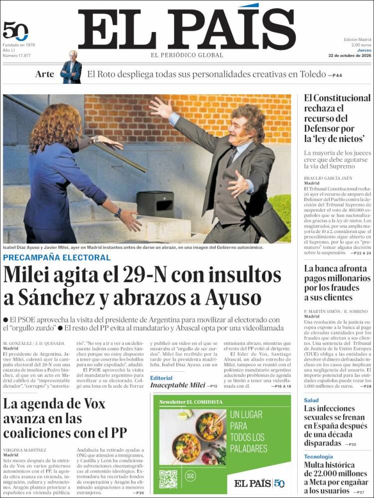 Portada EL PAIS