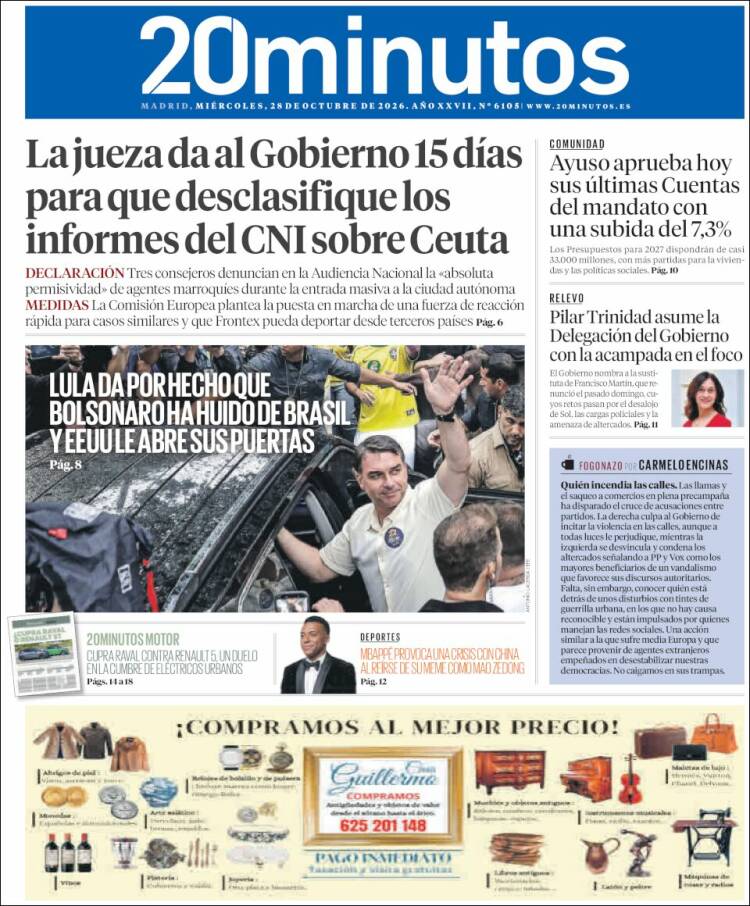 Portada 20 minutos