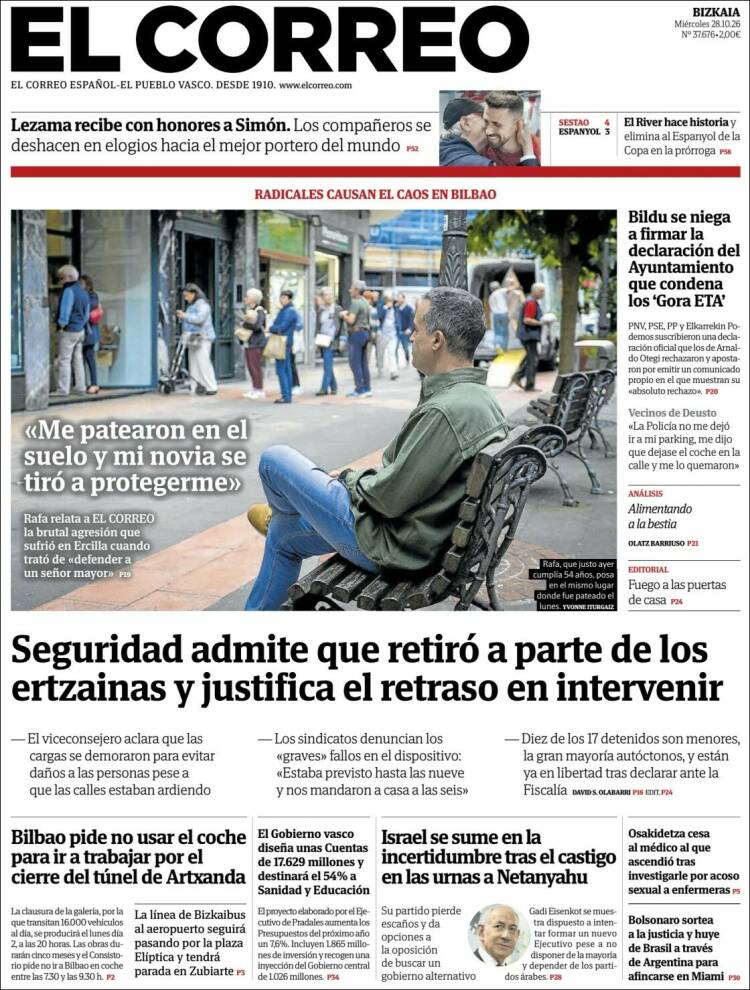 Portada El Correo