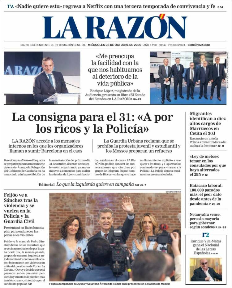 Portada La Razon