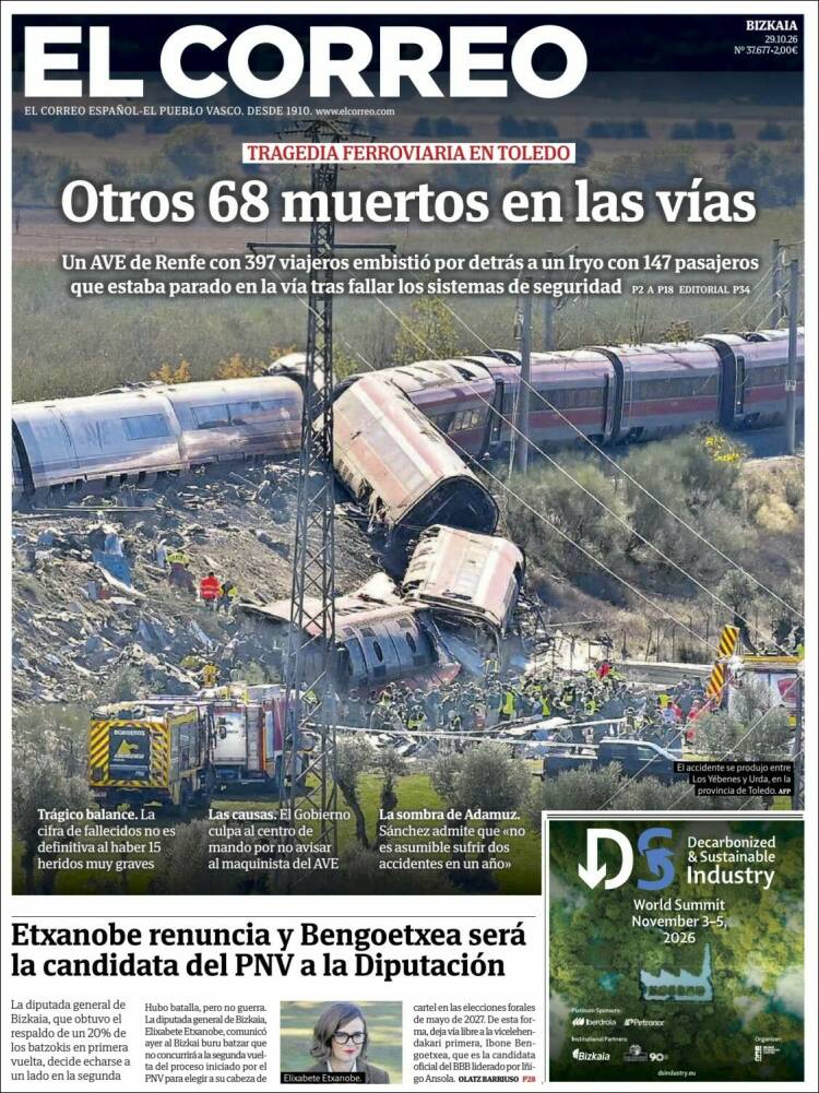 Portada El Correo