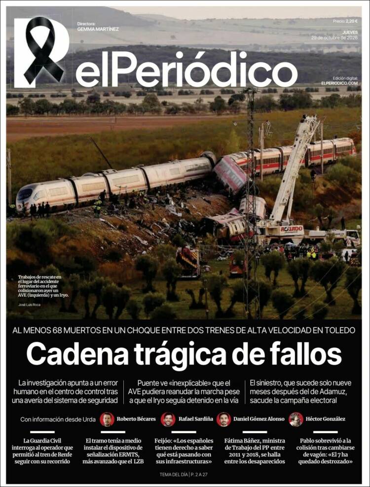 Portada El Periodico