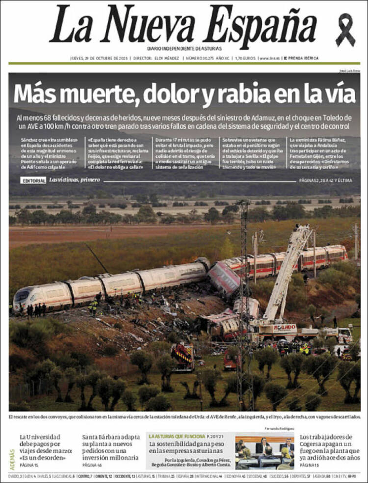Portada La Nueva España
