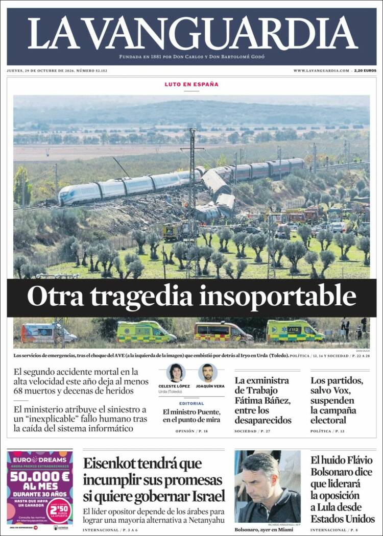 Portada La Vanguardia