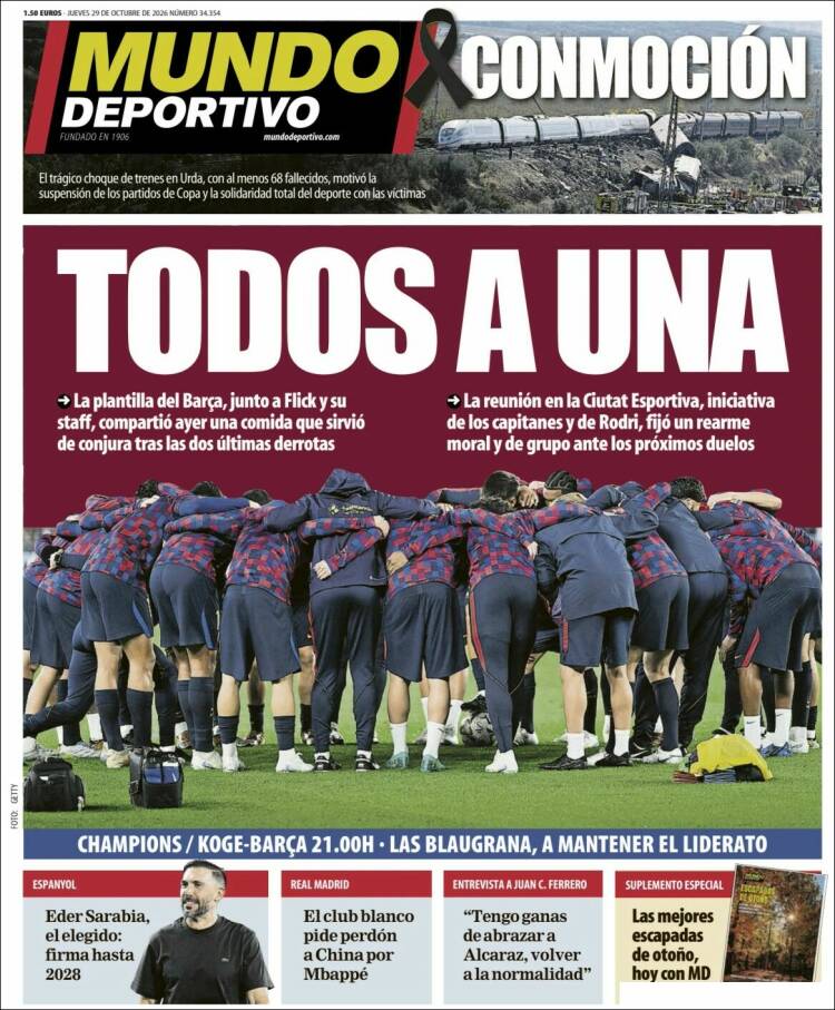 Portada Mundo deportivo