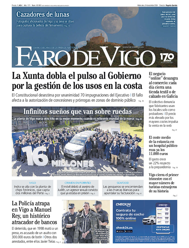 Portada Faro de Vigo